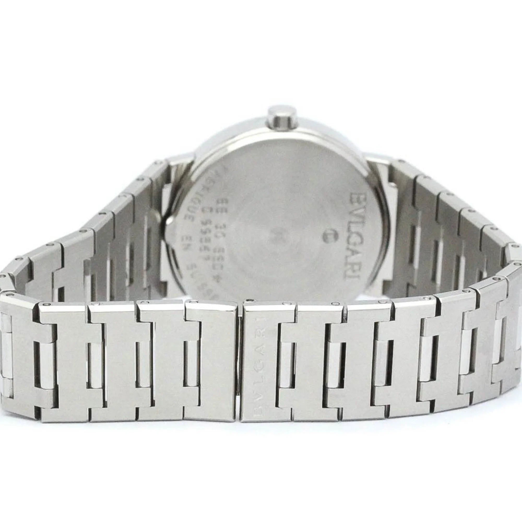 Watch Bvlgari BF565431 Unisex Quartz (Good) Polished BVLGARI BB30SSD Steel Pre-Owned Bvlgari