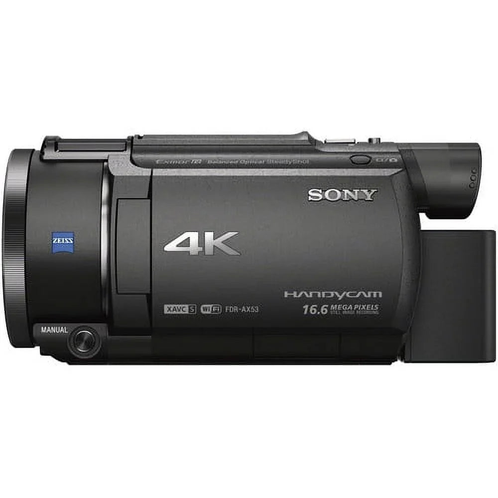 Set Ultra HD Starter Sony Handycam Camcorder - FDR-AX53 4K