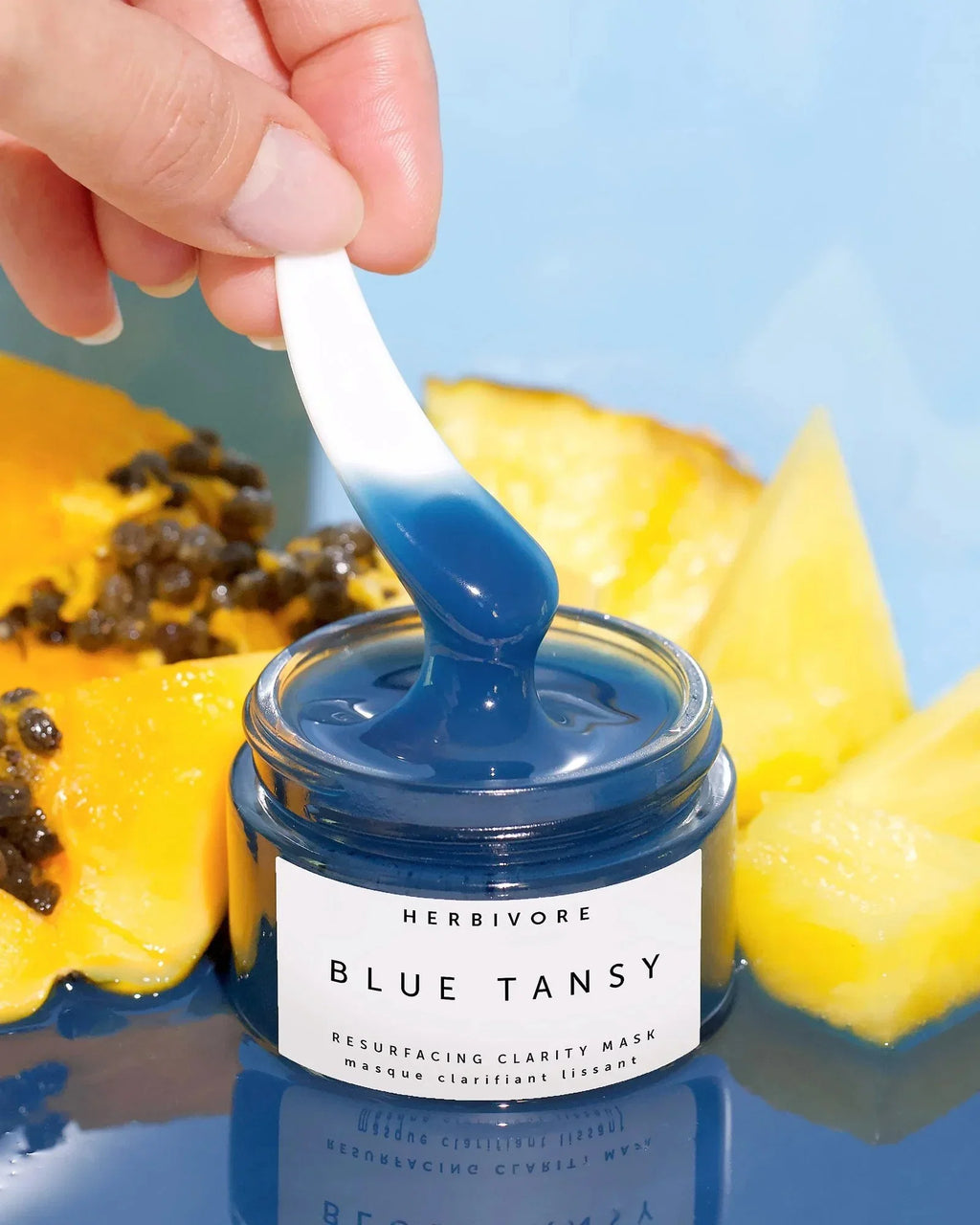 Pores - | Tansy Blue Non-Toxic, Beauty Clean Truly Mask Clarity Natural Resurfacing Natural, Herbivore Invisible