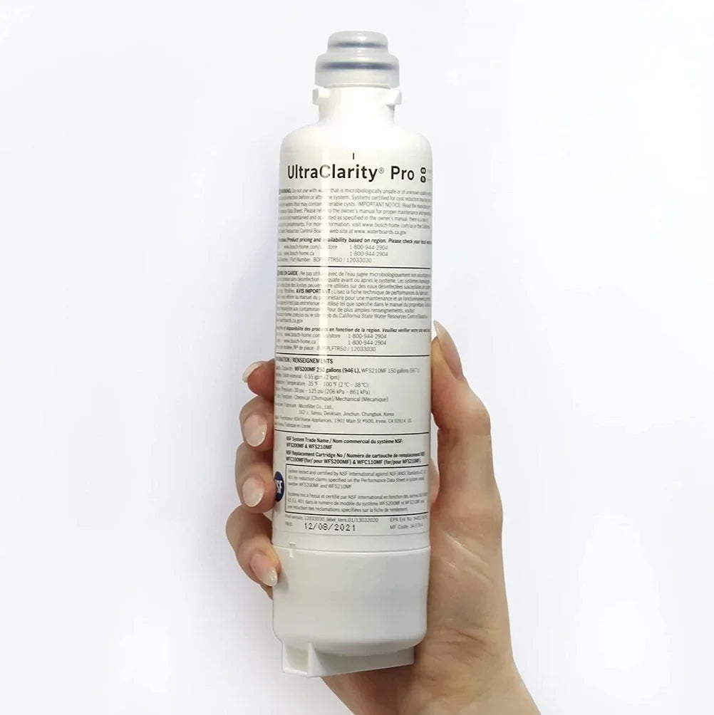 Water compatibility Pro Pcs Refrigerator Clarity 5 Ultra Bosch Filter,High BORPLFTR50