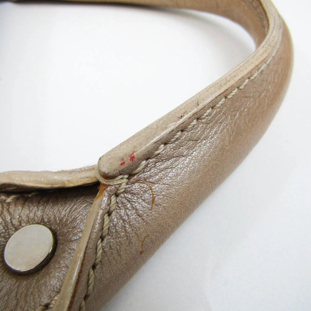 Pre-Owned (Good) Celine Women's Boogie Beige,Champagne Handbag Leather