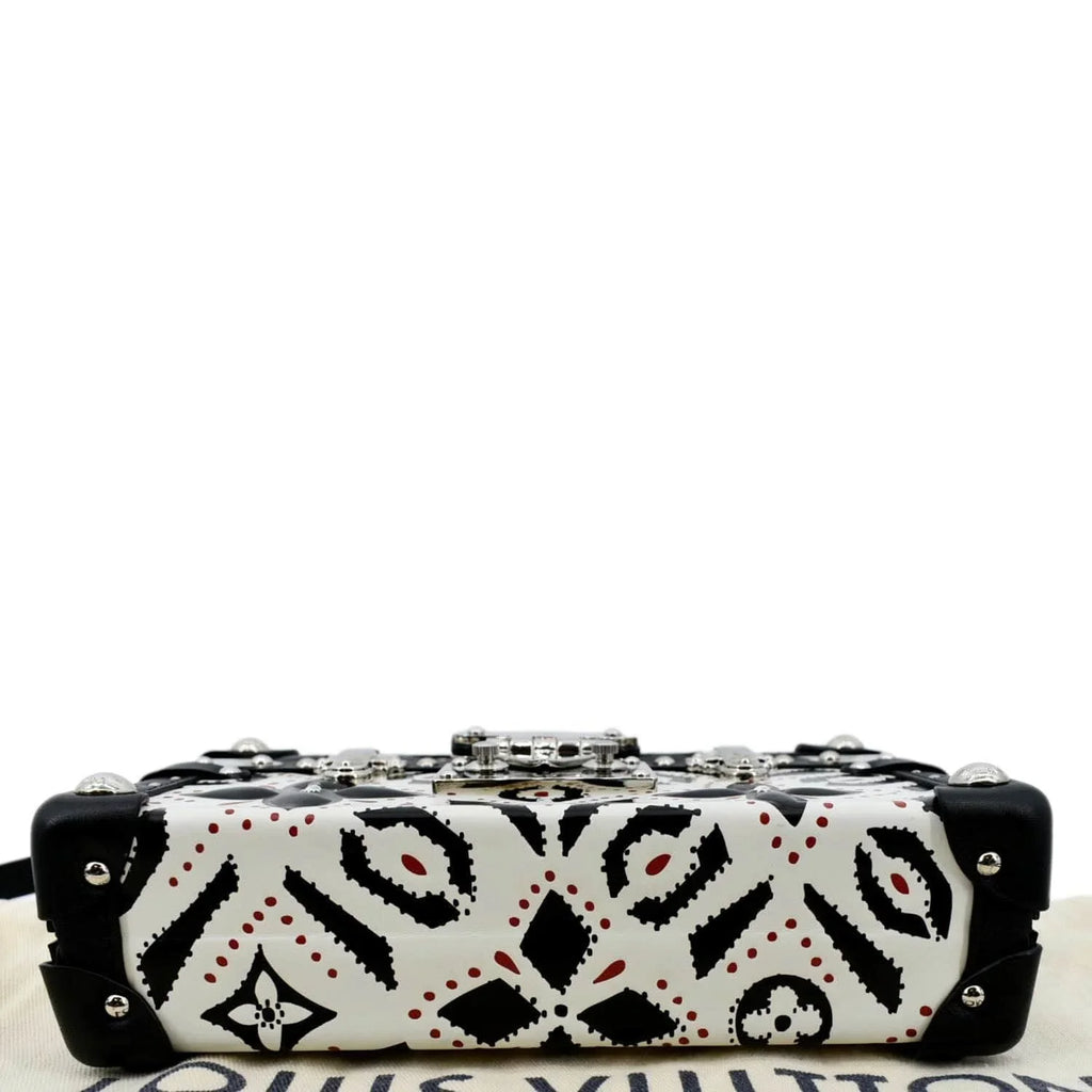 Malle Graphic Crossbody LOUIS Leather Petite Bag Print VUITTON Black/Multicolor Pre-owned