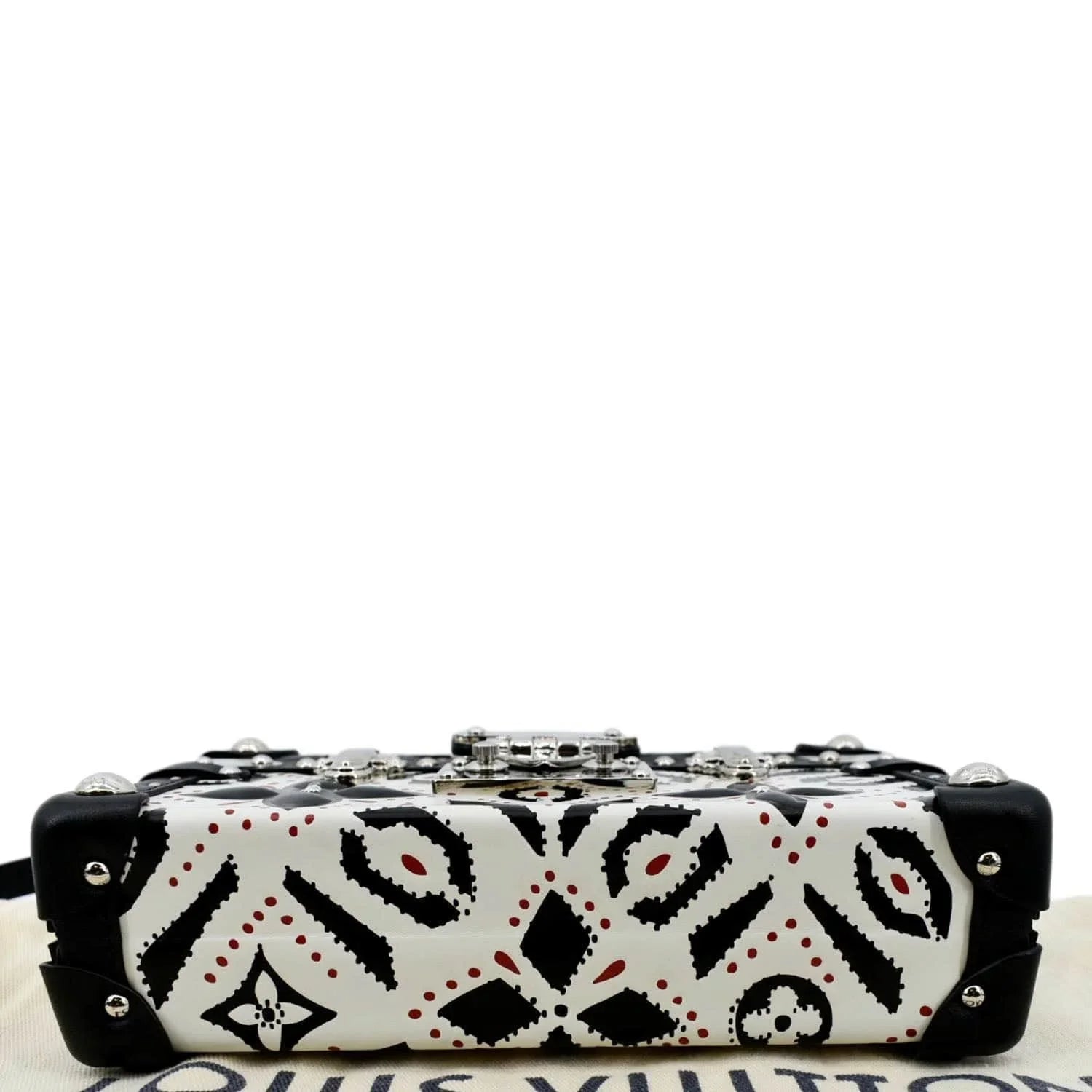 Malle Graphic Crossbody LOUIS Leather Petite Bag Print VUITTON Black/Multicolor Pre-owned
