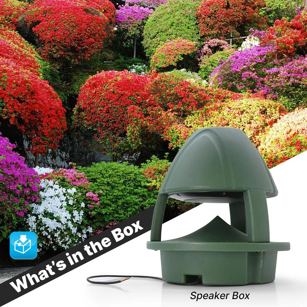 Speaker Outdoor (Green) Passive Pyle speaker Inch Olive Garden Waterproof Passive Green 6.5