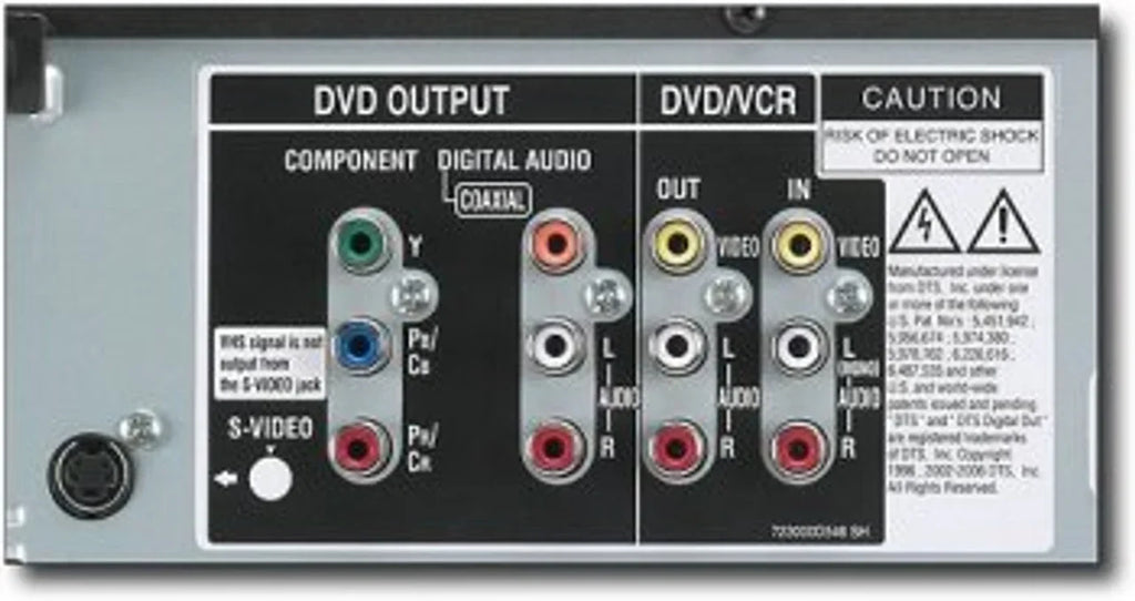 DVD/VCR with Cables A/V SD-V295 Combo Manual Remote, Tunerless  and