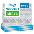 Furnace 1 6 1/2 x Pack Filter, 3/8 21 x Air Air Filter, AC 16 Aerostar 8 MERV Pleated