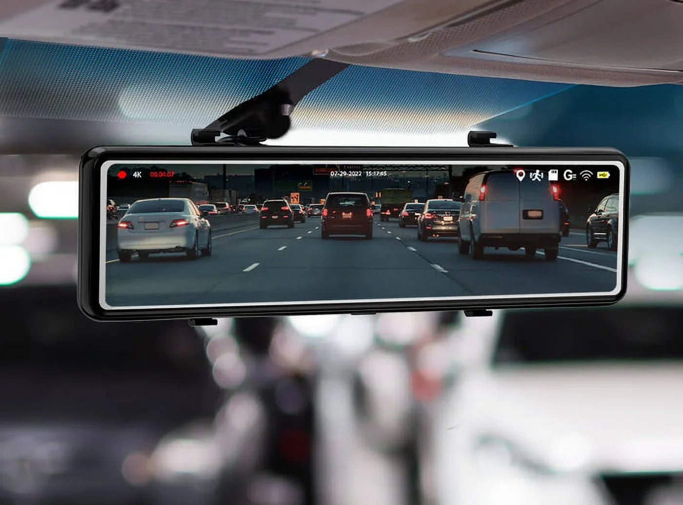Type Dashcam Rearview Mirror UHD 2-in-1 4K Y400 BT532783-1 & S