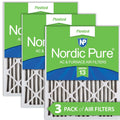 Pack Pleated Nordic 20x20x2 Pure Filters 3 Air MERV 13