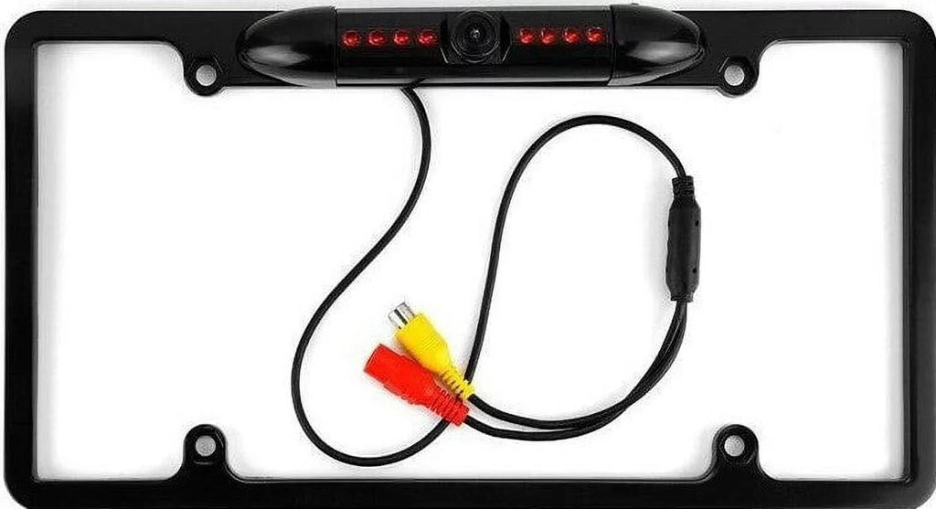 JVC Backup for KWV830BT License Camera Rearview KW-V830BT Plate Frame Black