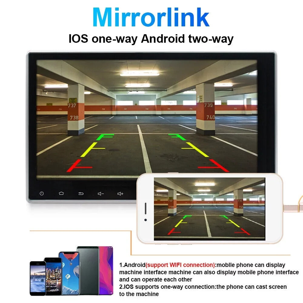 GPS 10 On-Board Screen Navigation Inch Jahy2Tech Din Dual 9.1 Android Player Wifi Touch