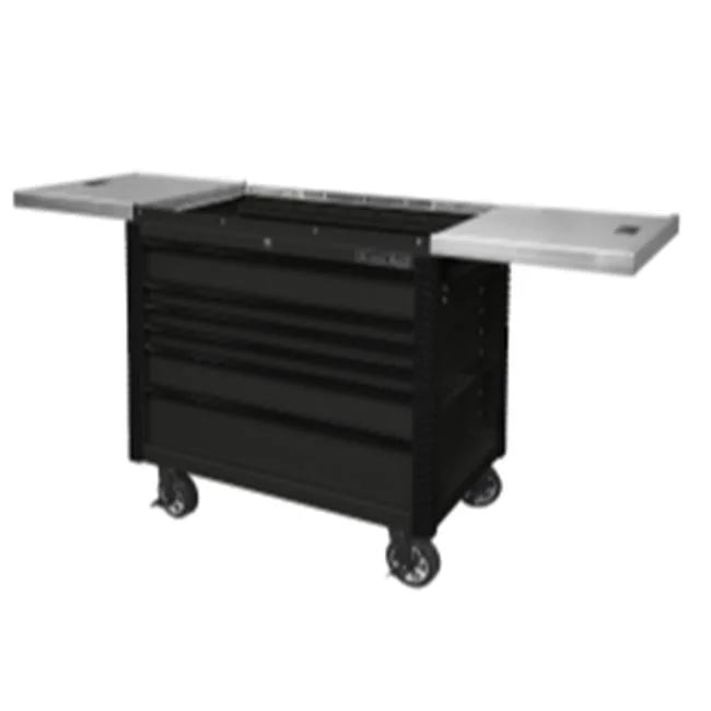 Cart in. Black 41 Matte - Slide 6-Drawer Tool Top