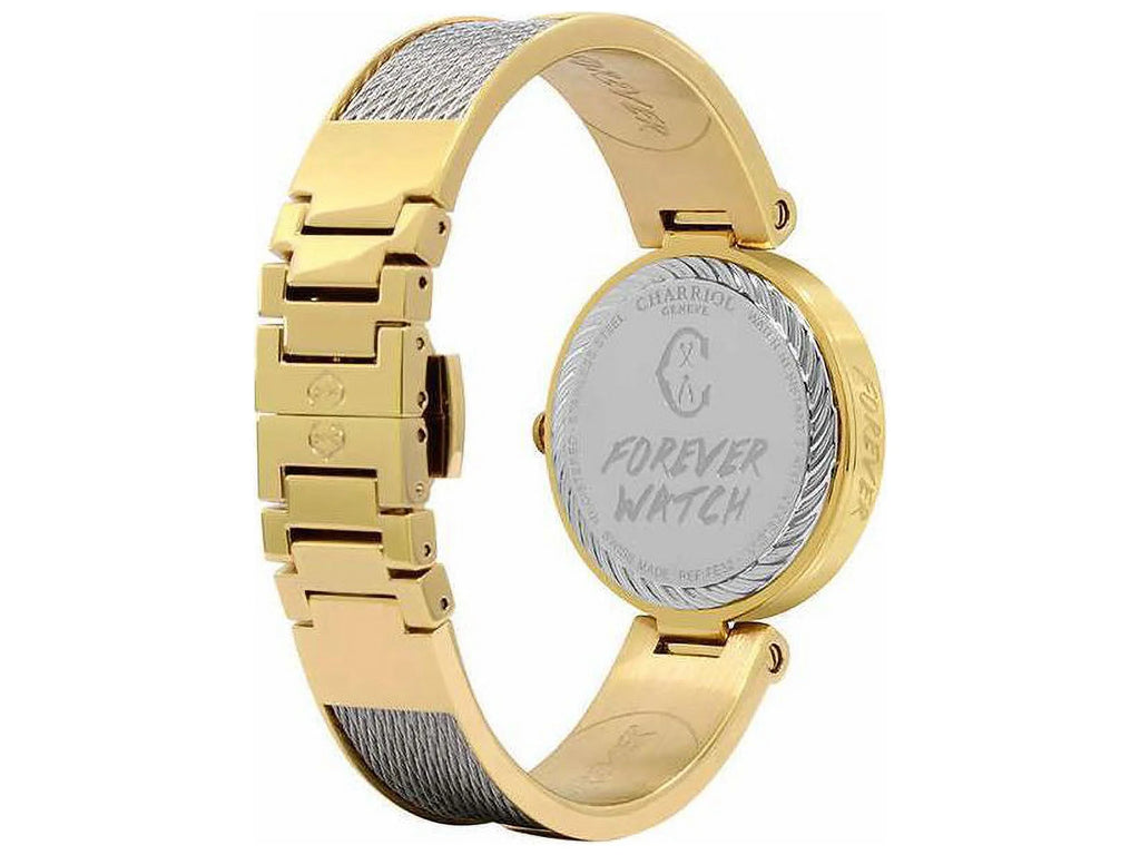 Ladies CHARRIOL Forever Pearl White Dial of Mother Elephant Watch