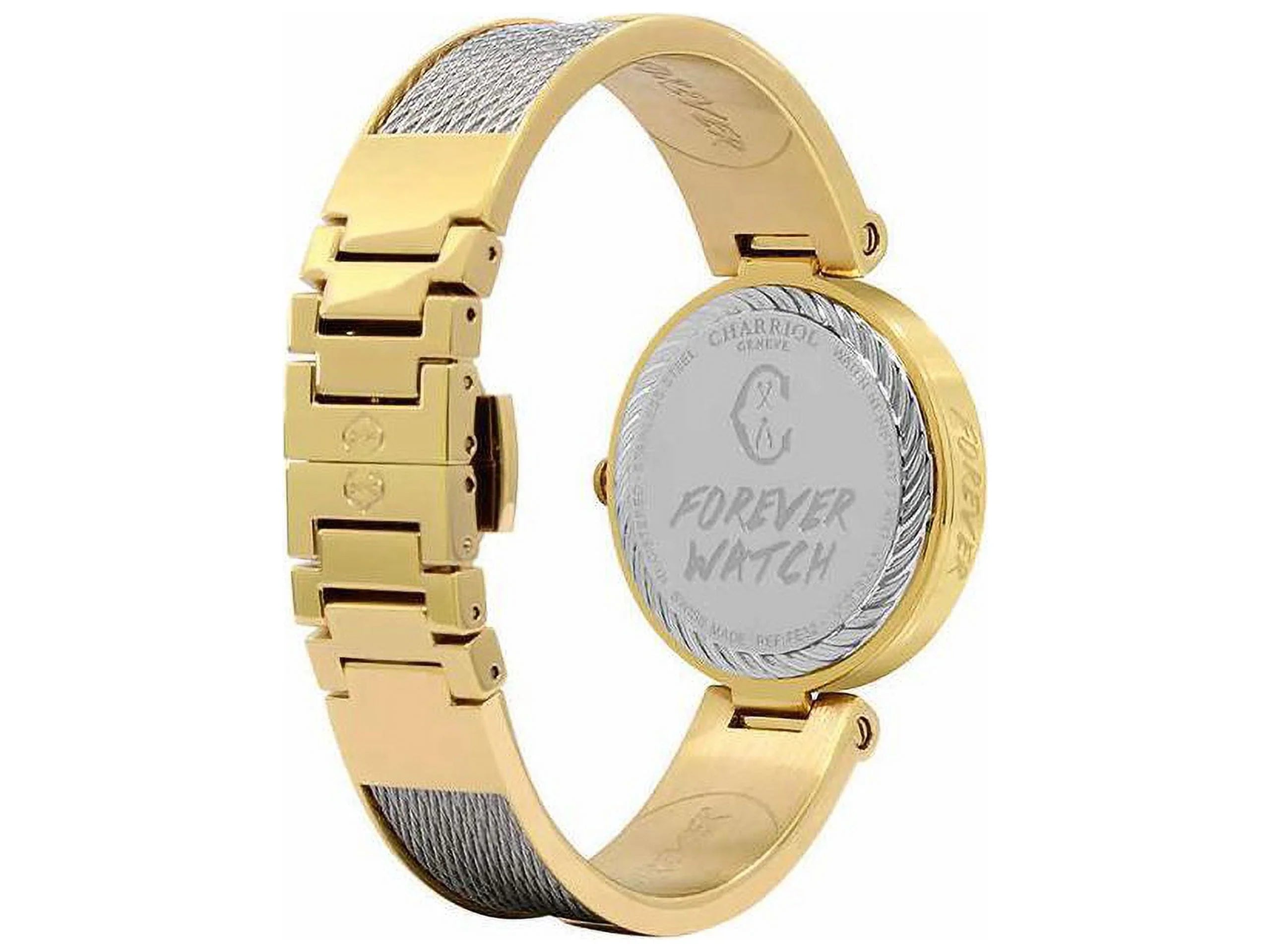 Ladies CHARRIOL Forever Pearl White Dial of Mother Elephant Watch