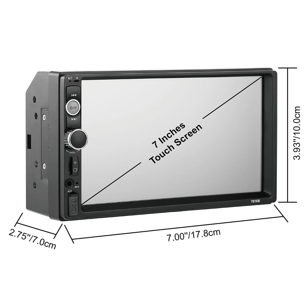 iMounTEK with 7" Input, Car TF FM Player, Camera HD Radio, Screen New Touch MP5 Car Backup Multimedia USB AUX