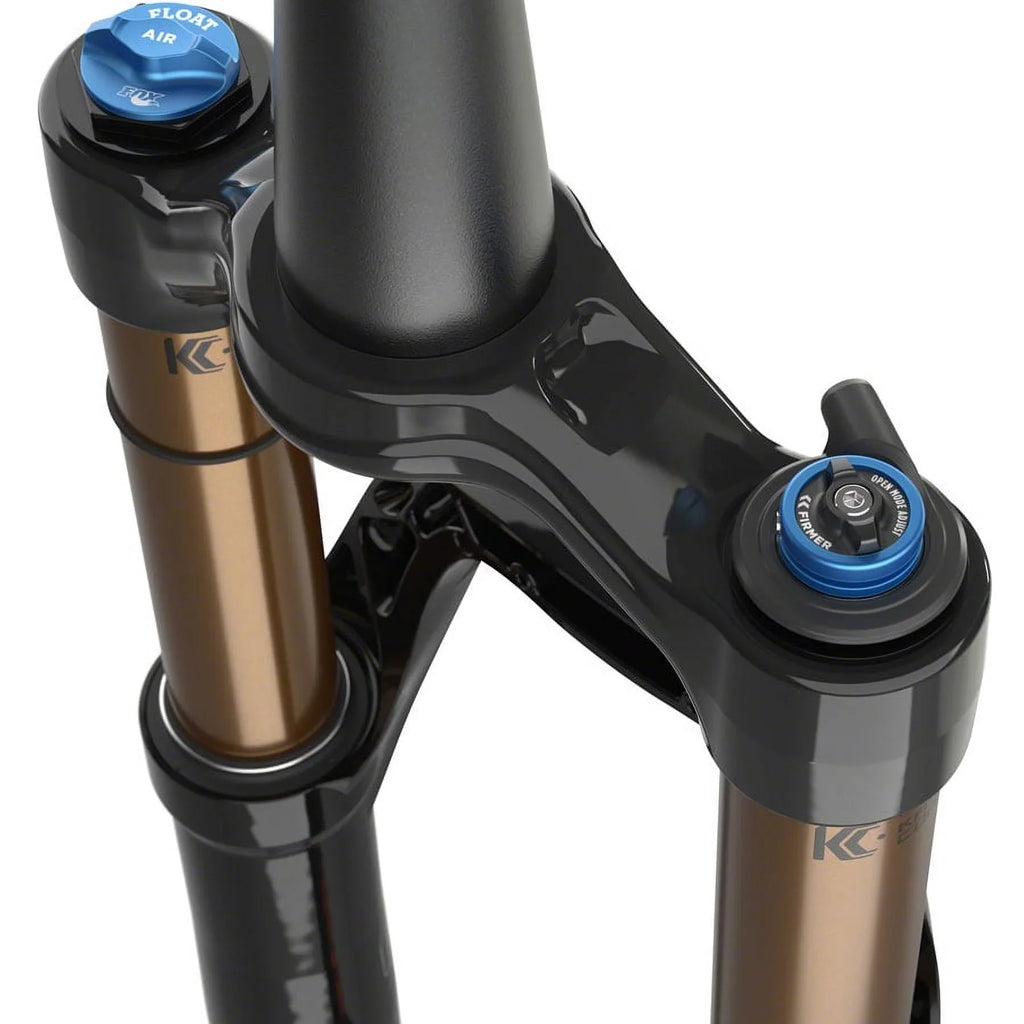 FIT4, mm, FOX Black, Factory 34 mm Push-Lock Offset, 120 44 mm, x Shiny Step-Cast Suspension Fork 110 - 15 29",