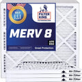 | 4-PACK 23 | x | x Filter King 52.5 A/C 8 Furnace Filter Pleated Filters MERV USA IN HVAC Air | .75" MADE Actual 23x52.5x1 Size: