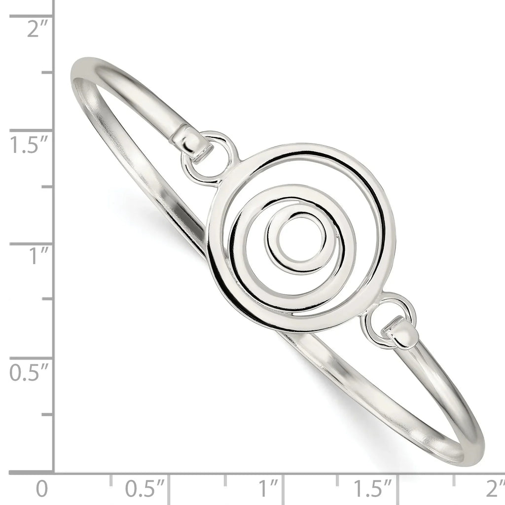 FJC Sterling Finejewelers Silver Bangle Bracelet Mutli-circle