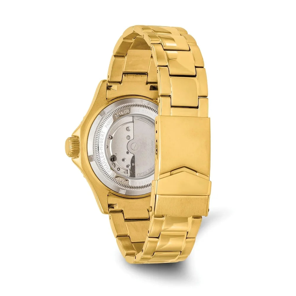 Steel Charles-Hubert Stainless Automatic Watch Paris Men's