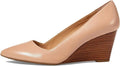 Pump 11 Sarto Womens Ballet US Frankie Wedge Pointed M Leather, Beige Toe Franco