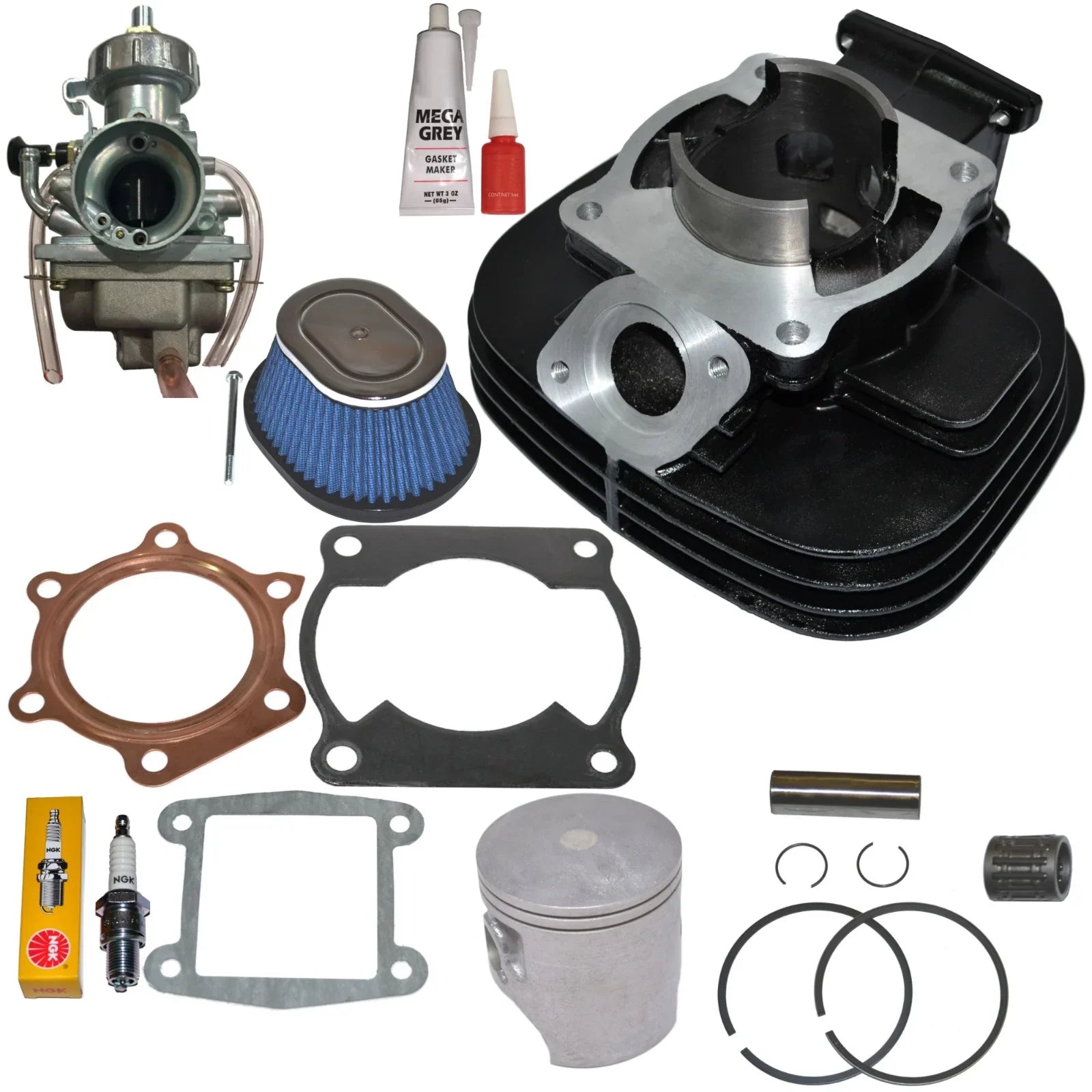 Filter YFS200 200 Air End Notch Parts Top Set Carburetor Kit Cylinder Blaster Yamaha Cleaner Top