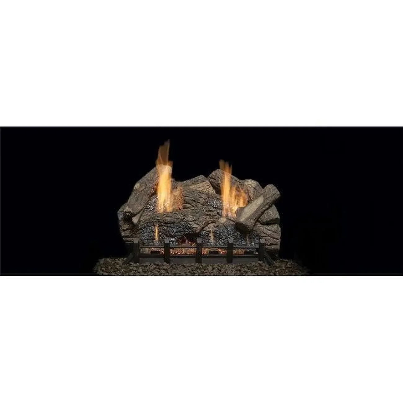 Burner Log Piece Set 7 for Oak Refractory Blaze in. Highland VF 18 Natural -