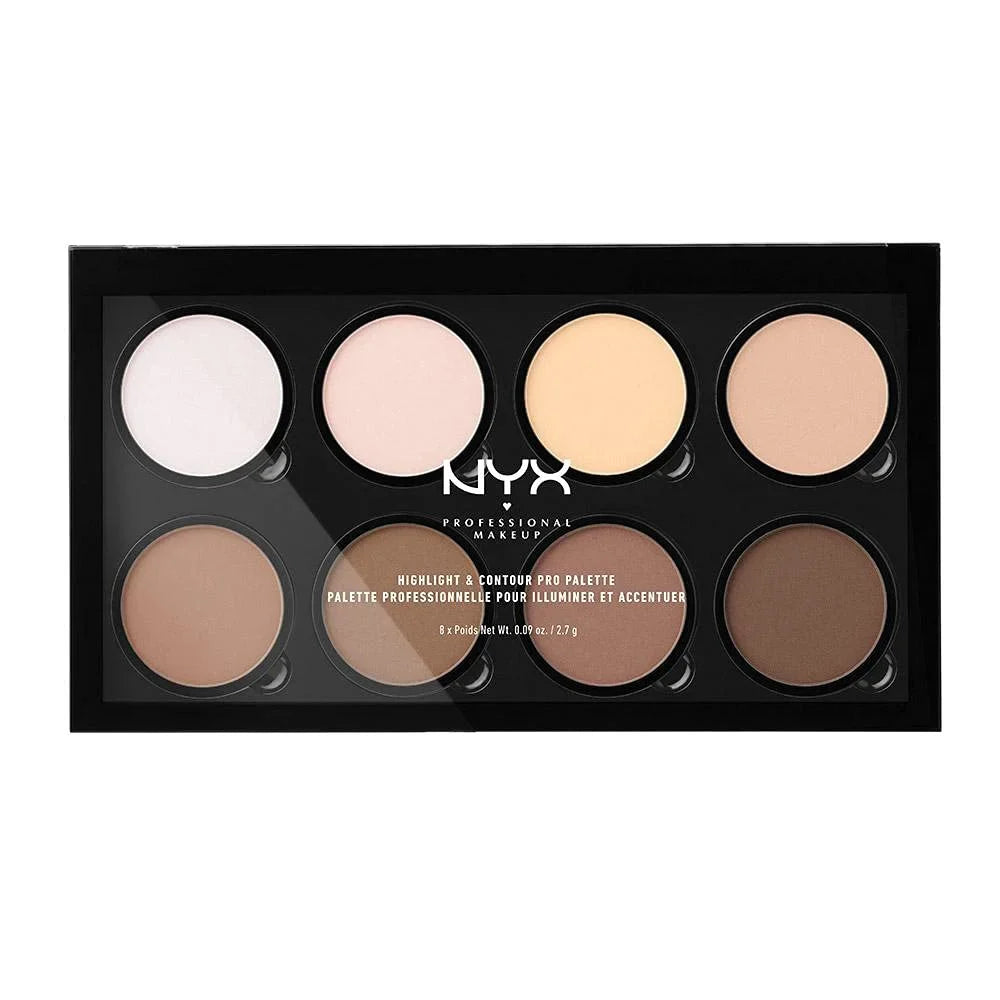 Highlight Contour & Palette Makeup Nyx Pro Professional