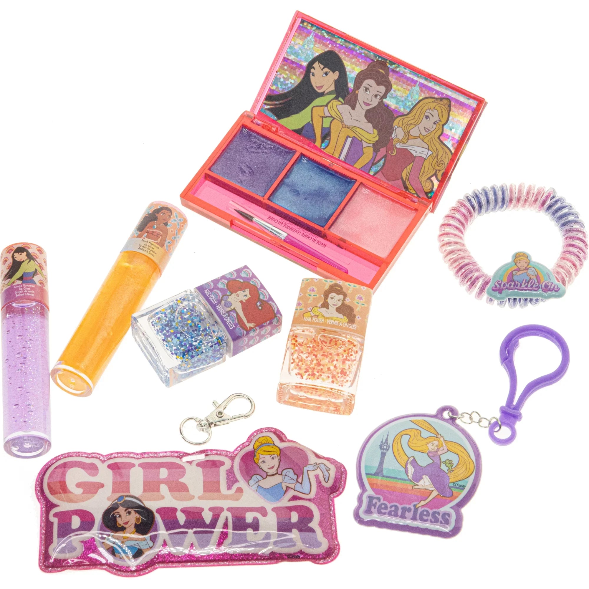 Beauty Cosmetic 3+ Girls, Townley Ages Girl Princess Backpack - Set for Disney Makeup