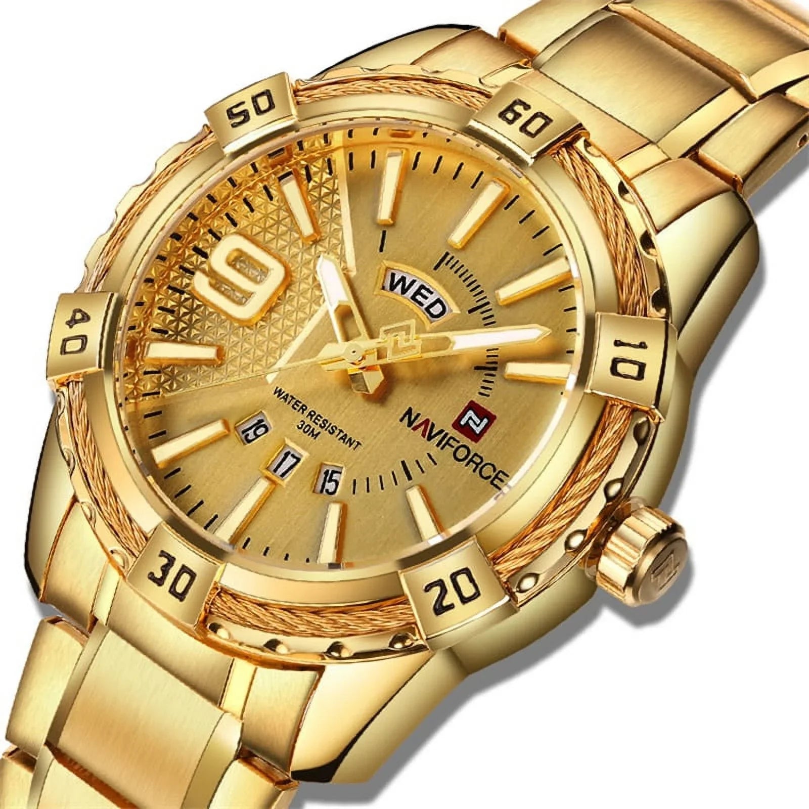 Classic Band Men's Fashion Original Waterproof Watches Quartz Luxury Men Business Brand BB Man Steel For Clock WristWatch