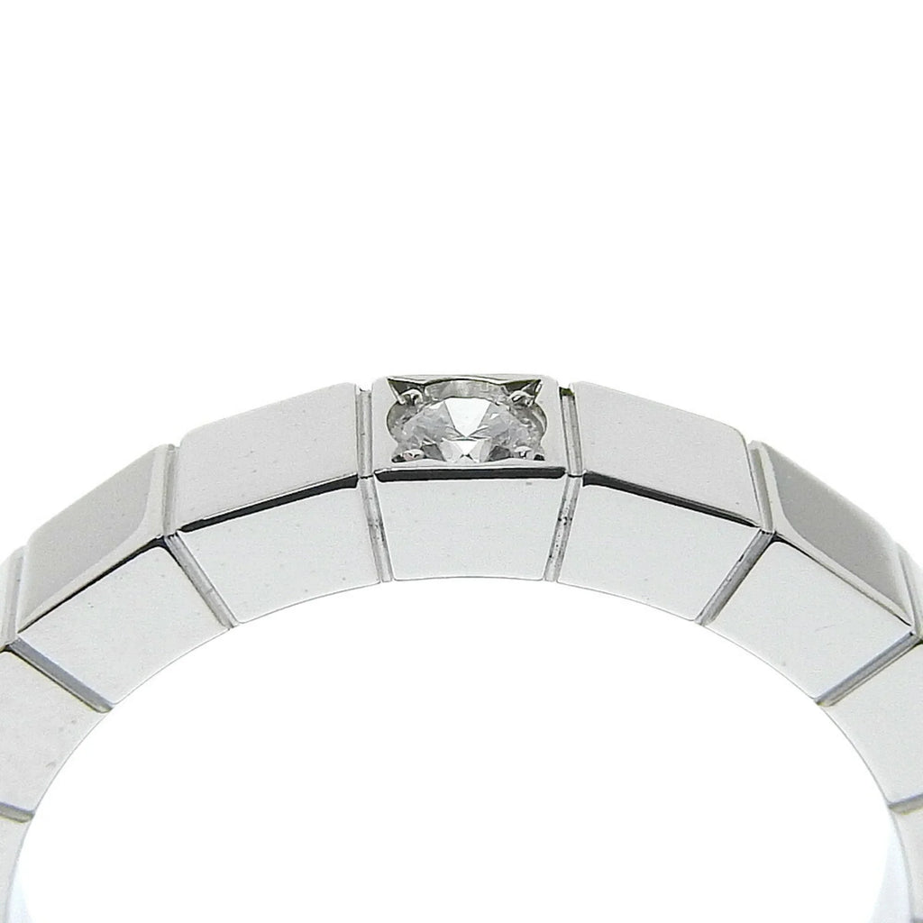 Cartier 1P (Good) White Ring Diamond Women's Lanieres Gold 5.8g I220823087 x Pre-Owned K18 Approx. CARTIER