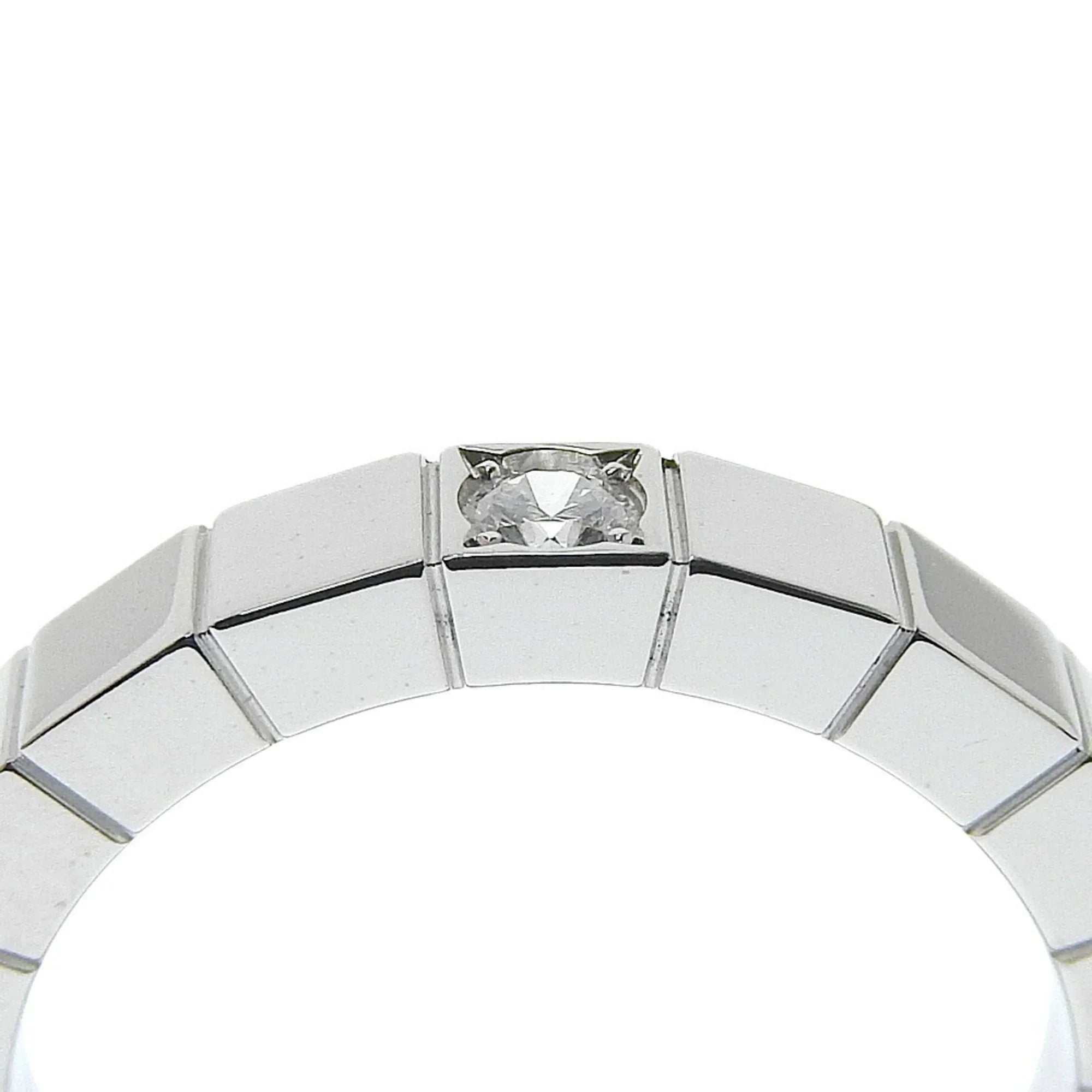 Cartier 1P (Good) White Ring Diamond Women's Lanieres Gold 5.8g I220823087 x Pre-Owned K18 Approx. CARTIER