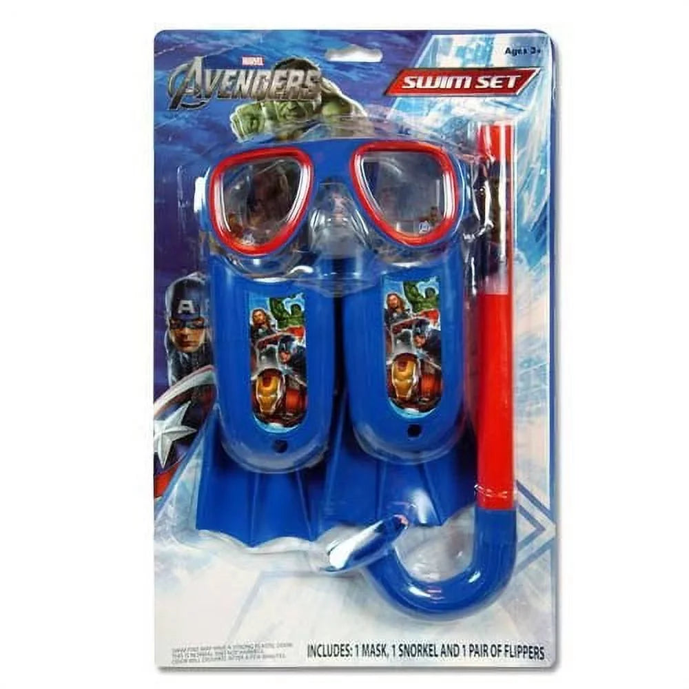 Card Blister Marvel 3 Set on - Swim Avengers pc The -