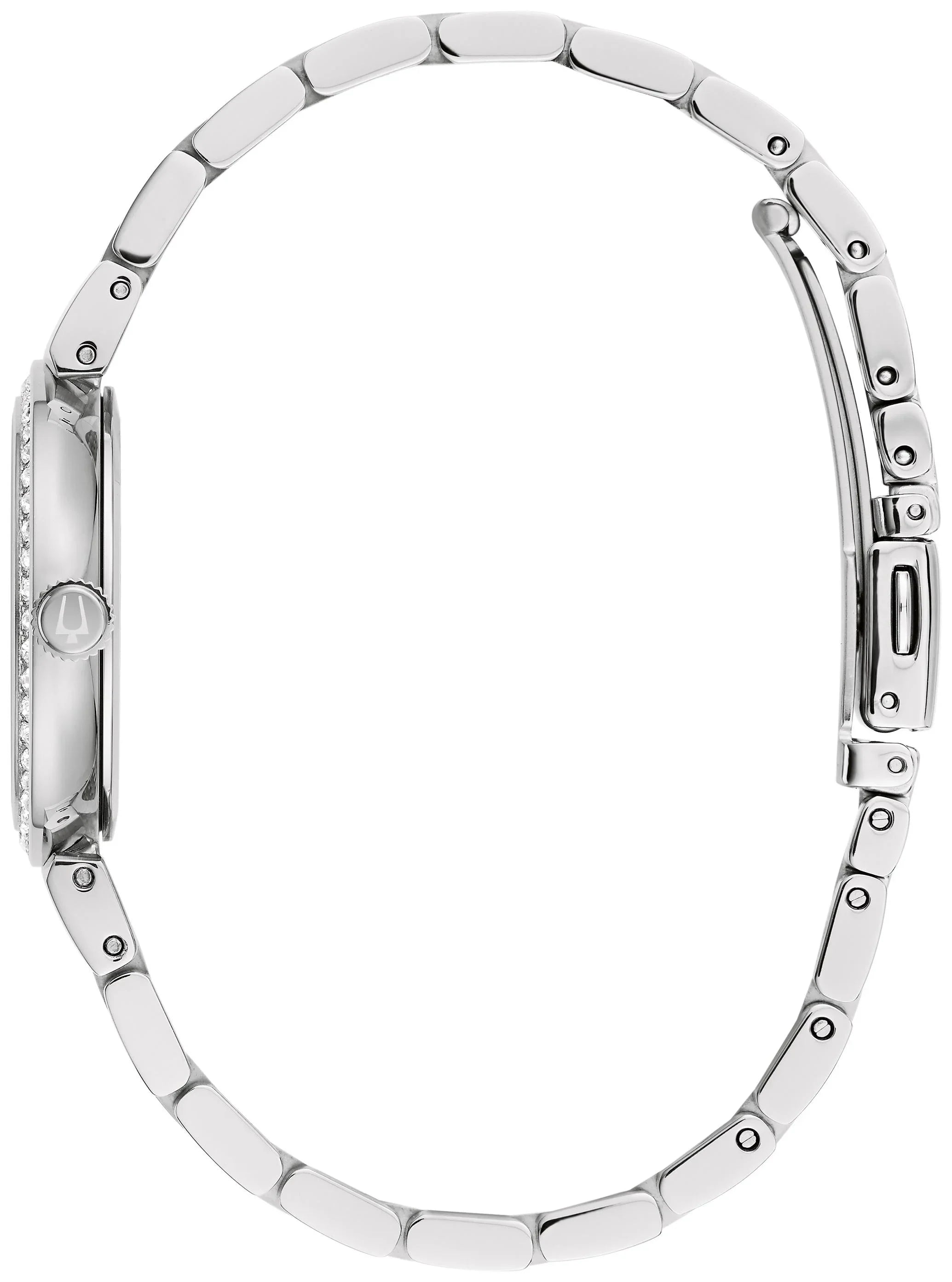 Bulova Accent Stainless Crystal Watch Women's - Steel 96L284