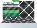 with MERV Eliminator 16x25x1 HVAC (6-Pack) Activated 8 Filterbuy AC Pleated Air Filters Odor Carbon Furnace