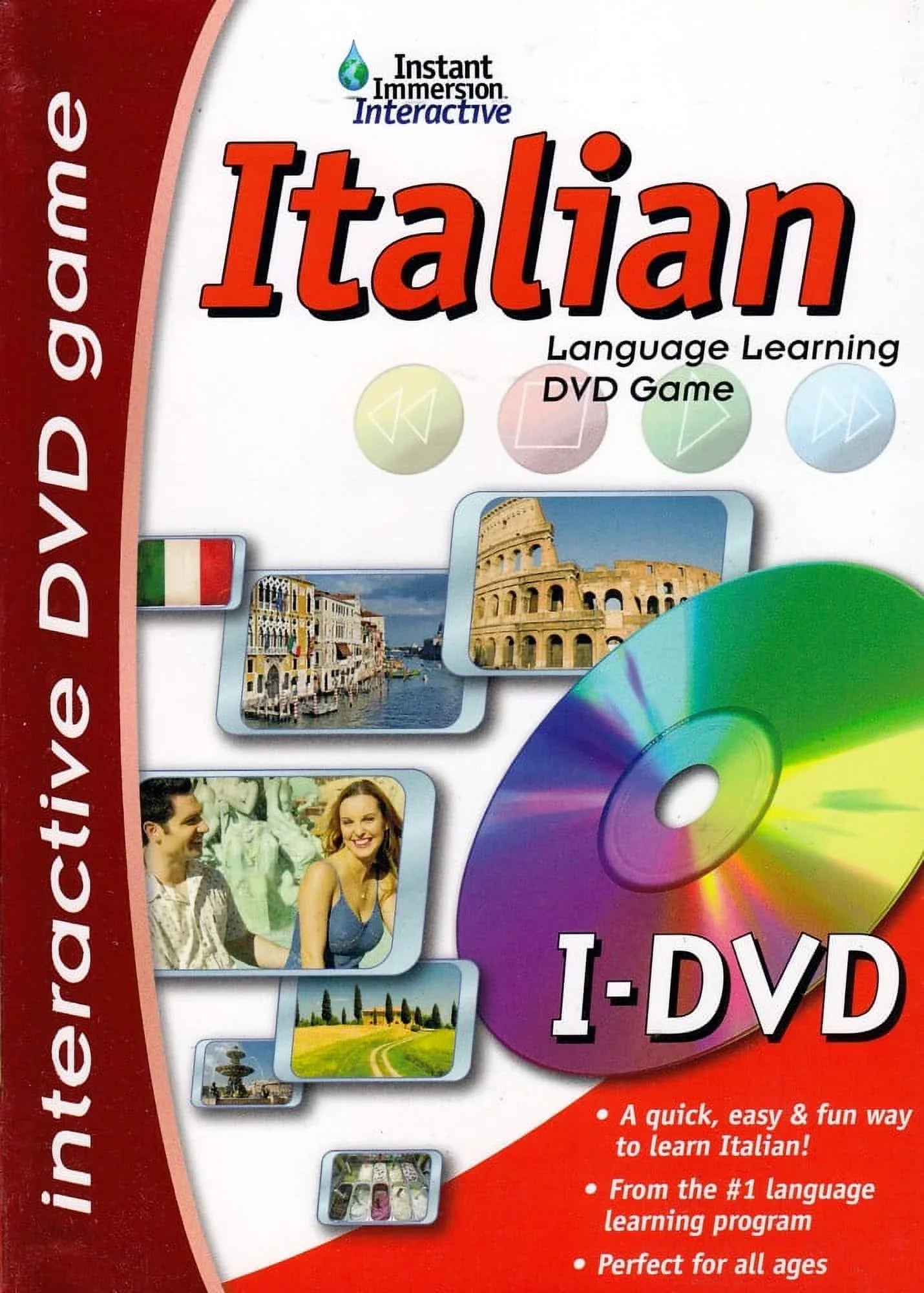 Interactive & with Game your Learn Learning TV DVD Remote leaving Player, couch! Italian DVD - Language without Works