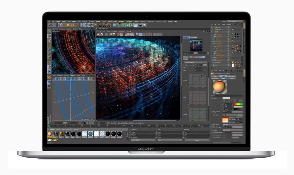 (Retina, 512GB i7 OS Big  Grade Core Pro 13.3-inch Touch SSD Silver, MV992LL/A Mac Excellent Display 8GB Bar) Power Quad 2.8Ghz (2019) Adapter Memory 2560x1600 Included Sur