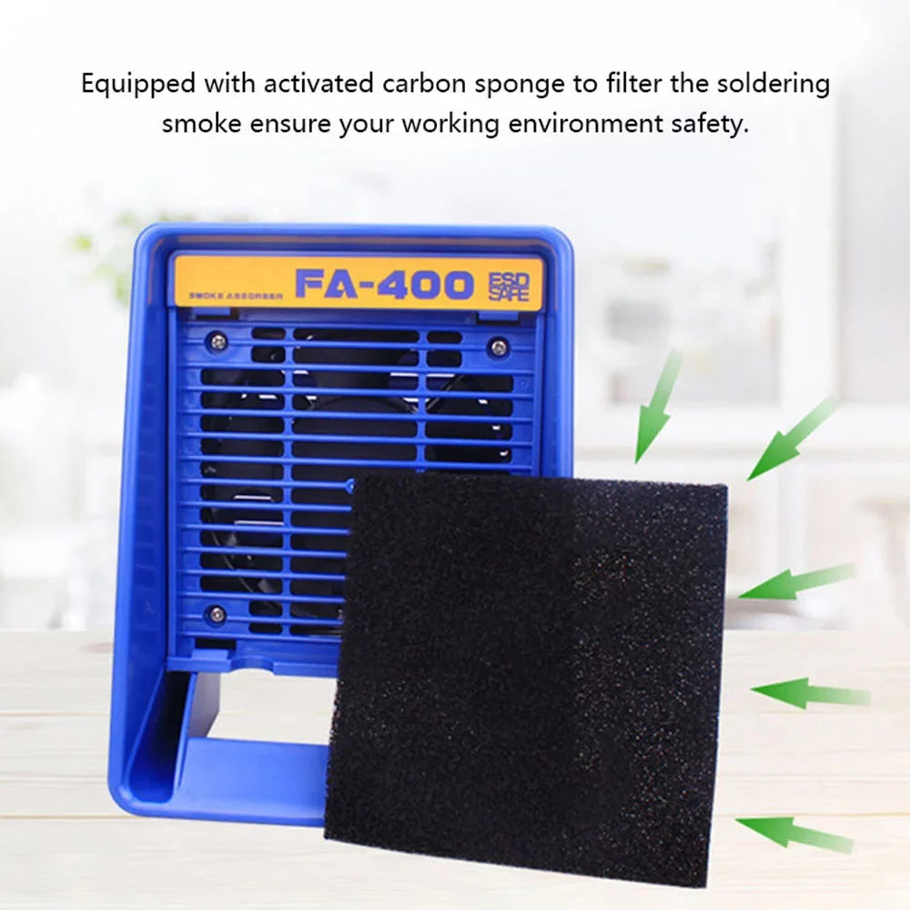 FA-400 Iron Ventilator Solder Workbench Absorber Fume Soldering Smoke for Pinnaco Extractor