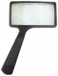 Glass, x Rectangular Lens Glass Optically Ground 2" 4" Magnifying 3x