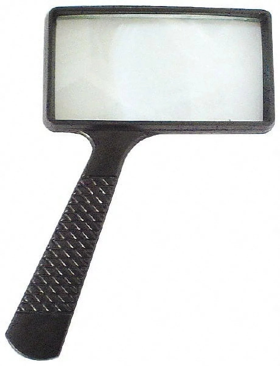 Glass, x Rectangular Lens Glass Optically Ground 2" 4" Magnifying 3x