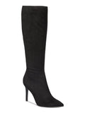 Pointed Cushioned Shoes Rajel Stiletto THALIA Toe SODI Womens Gore V-Notch Zip-Up Comfort 9.5 Black Boots Stretch M