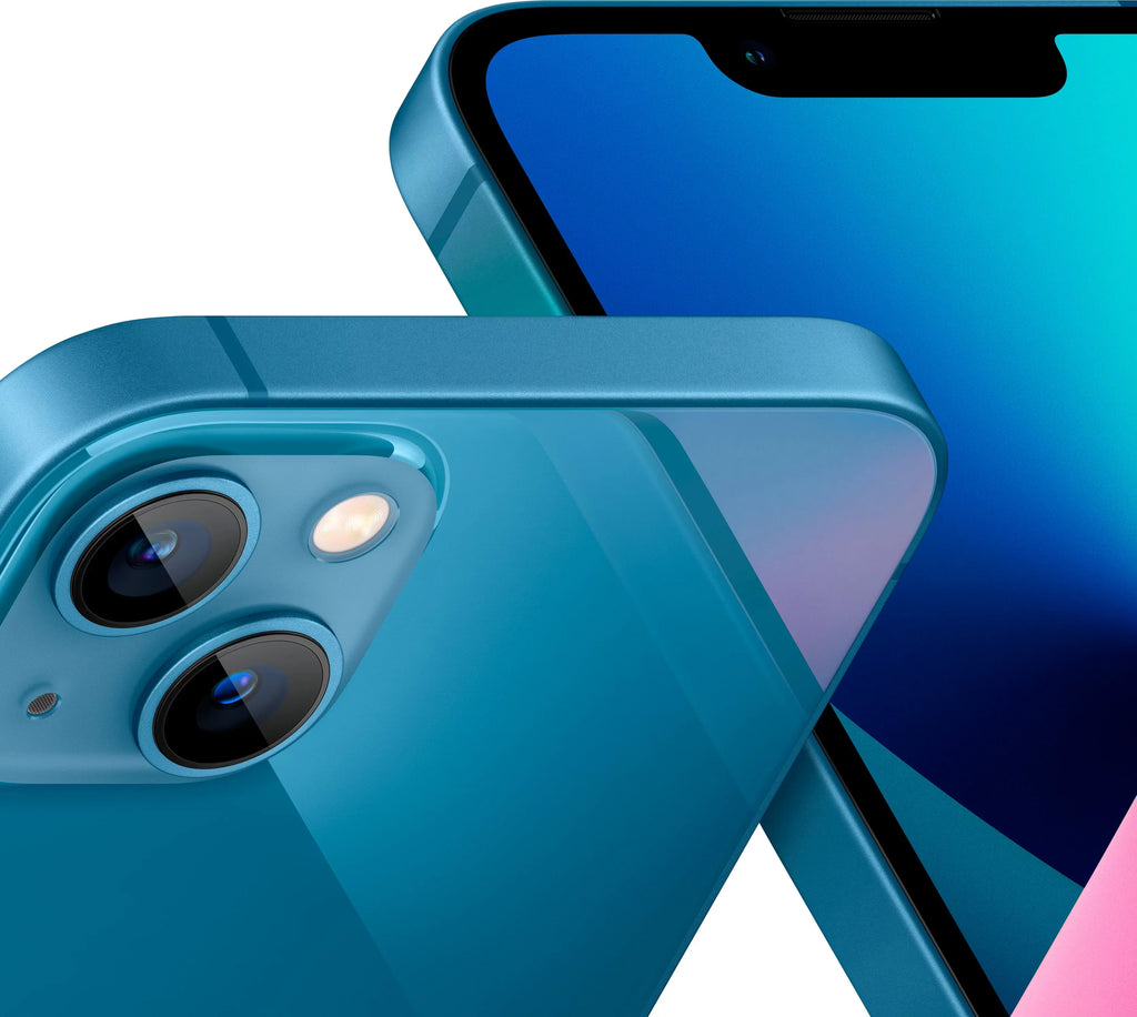 Cellular Restored (Refurbished) iPhone  Blue 13 AT&T 128GB MLMT3LL/A AT&T LTE