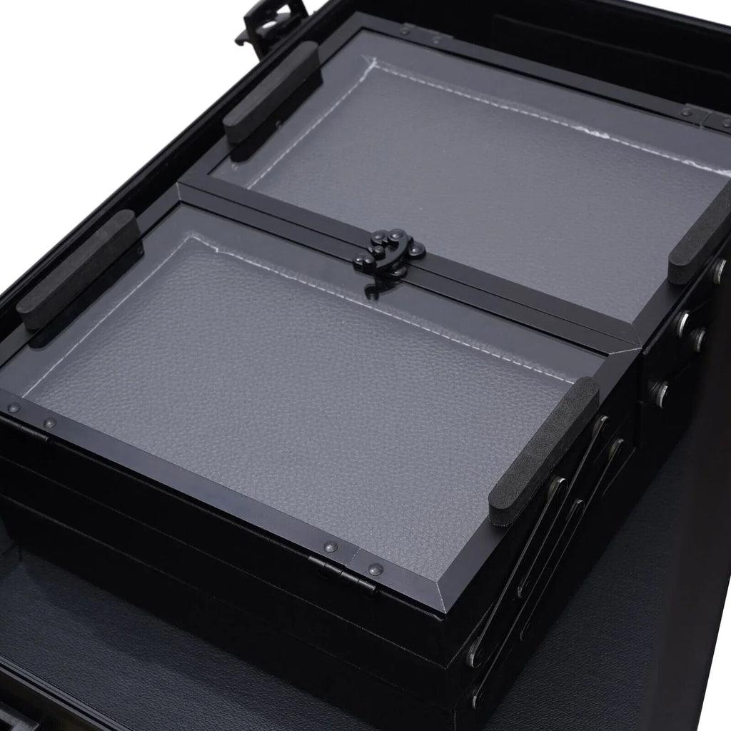 with Luggage DENEST Train Cosmetic Makeup Case Trolley Organizer Key Travel Box Rolling