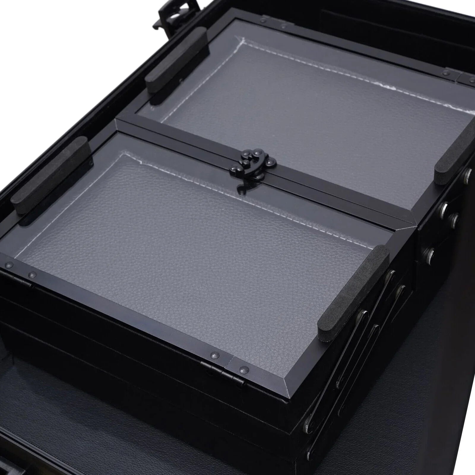 with Luggage DENEST Train Cosmetic Makeup Case Trolley Organizer Key Travel Box Rolling