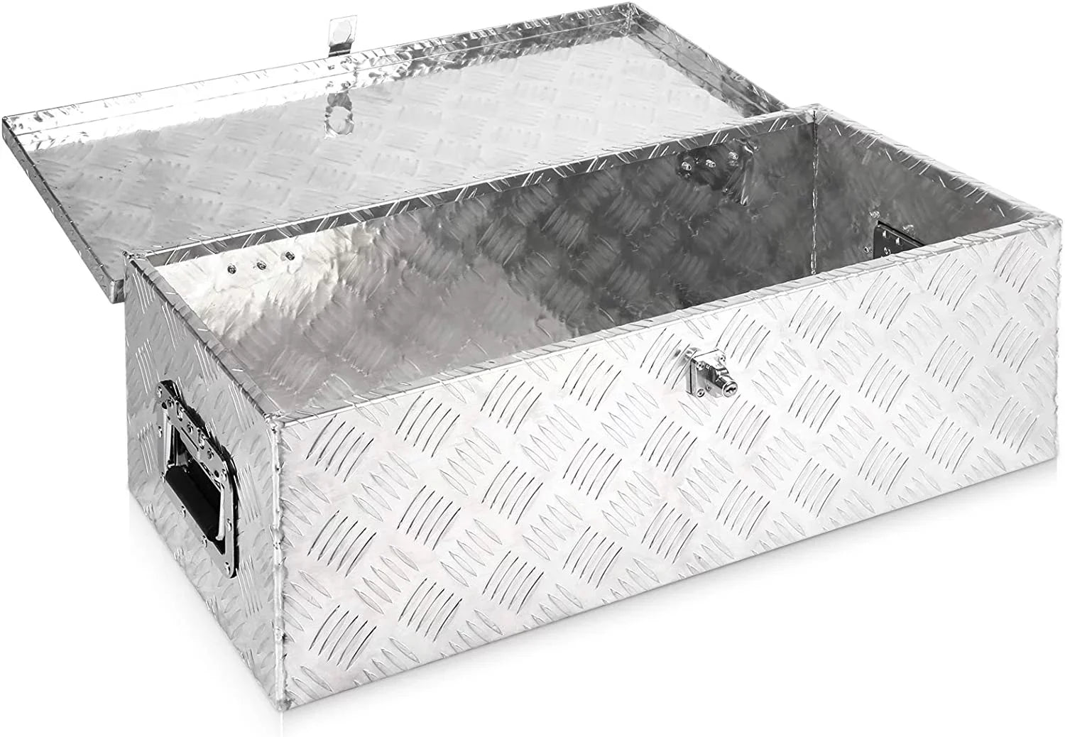 Truck Duty Box Silver Storage of Heavy Aluminum Truck 30'' w/Lock Bed Pickup Boxes Tool Tool for