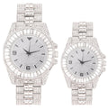 Matching Hers Today's Point Queen - Set on - Out (ST10372Slv Hop ST10327ML Power Couple Perfect for Hip Bling'ed His and Watch and Silver) His/Hers King