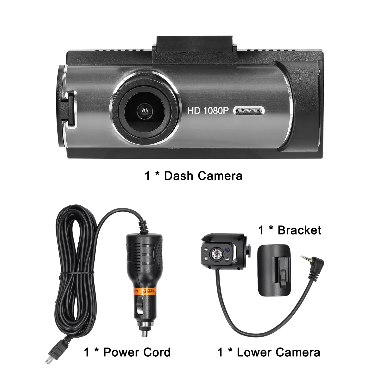 Dual Video DVR Dash Angle Meterk Car Viewing Lens Recorder Motion Recorder Camcorder Auto Night Cam Car Multi-language Car Detection 170 Degree Wide