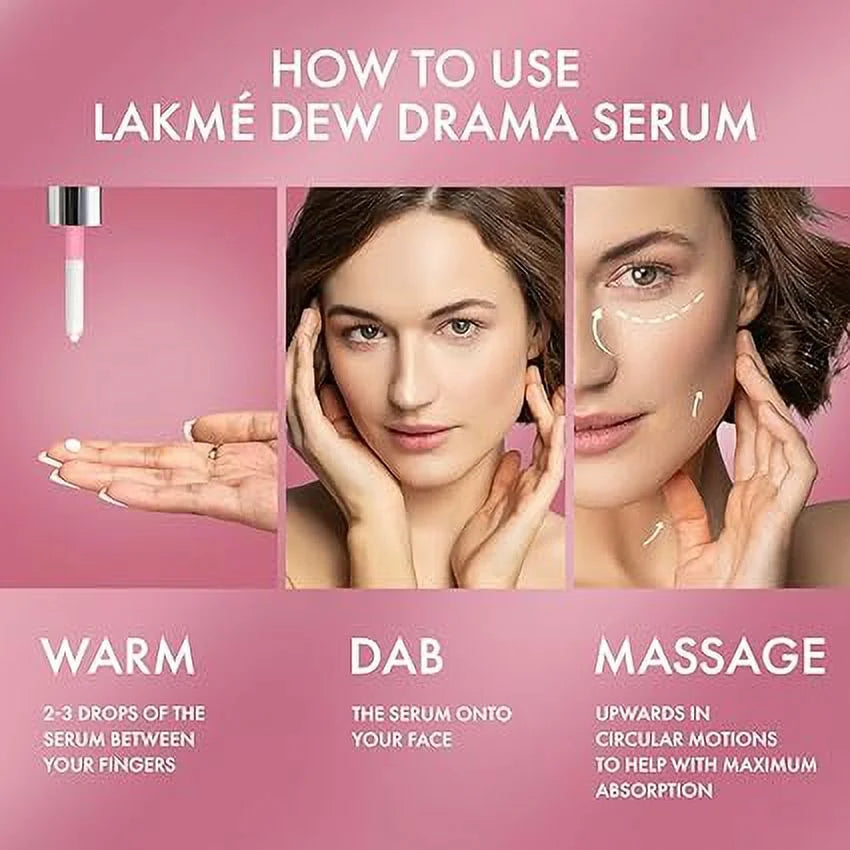 for 6% Radiant Dew improved Lakme 15ml Dewy, Skin, & Serum Skin Barrier Drama
