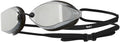 Tr Goggle Frame/Silver Lens Gasket/Silver BLK Mirror TYR Racing X Metallic Mirrored