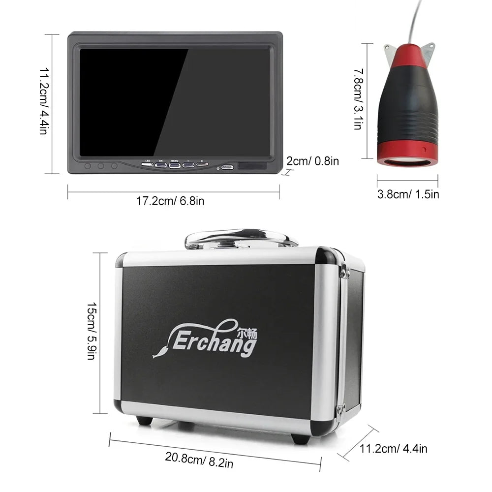 Inch Monitor Monitor Lake Fish Boat Portable Boat Boat Sea Fish Monitor Undersea Lake Inch Portable 7 7 camera,Camera Fish Erchang Inch Camera 7