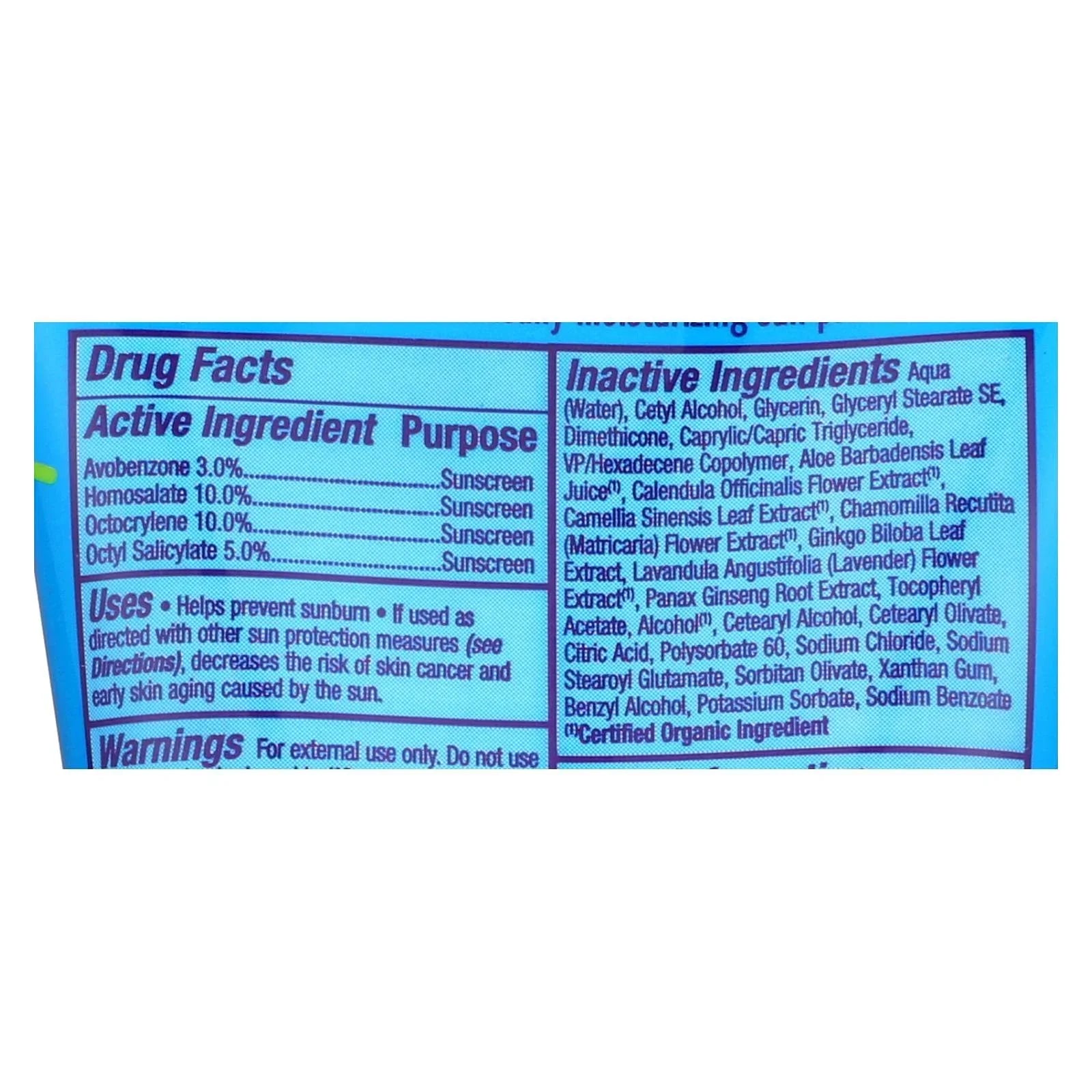 Sport Sunblock 4 Botanica Emollient SPF Very Alba Protection 45 Natural - oz. -