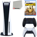 and Cleaning Disc) Ultimate Edition Sony Disc Playstation 3 Black Cloth with Bundle Microfiber Borderlands (Sony 5 Extra Midnight Controller, PS5 Version